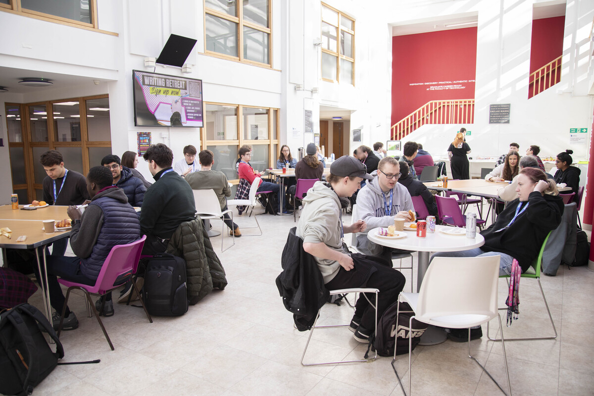 All the hackers at breakfast